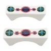 2 support pour baguettes Taika Sato, Blanc-multicolore