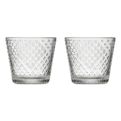 2 verres à boire Tundra 29 cl, Transparent