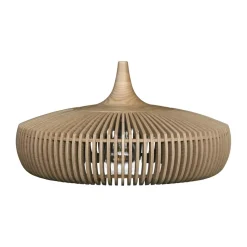 Abat-jour Clava Dine Wood Ø43 cm, Natural oak