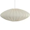 Abat-jour Ellipse 65 cm lin, Natural