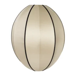 Abat-jour Indochina Classic Oval L, Kit-black