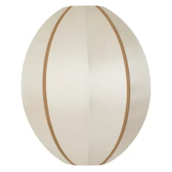 Abat-jour Indochina Classic Oval S, Offwhite-amber