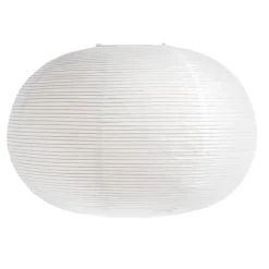 Abat-jour Rice paper ellipse, Blanc