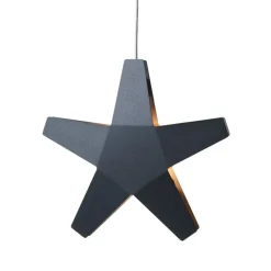 Advent Étoile étoile de l’avent, gris, 40 cm, câble textile gris clair