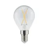 Ampoule à filament LED Airam, source de lumière en forme de boule, clair, non-dimmable, 2-filament e14, 1w
