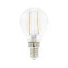 Ampoule à filament LED Airam - source de lumière en forme de boule, clair, non-dimmable e14, 2w