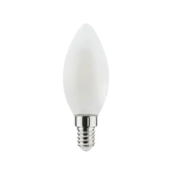 Ampoule Airam Filament LED dim to warm pour bougie à couronne, opal e14, 5w