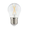 Ampoule Airam Filament LED en forme de boule, source de lumière., clair, non-dimmable, 2-filament e27, 1w