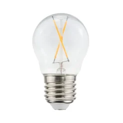 Ampoule Airam Filament LED en forme de boule, source de lumière., clair, non-dimmable, 2-filament e27, 1w