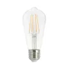 Ampoule Airam Filament LED Edison, Klar-dimbar-4-filament e27-5w