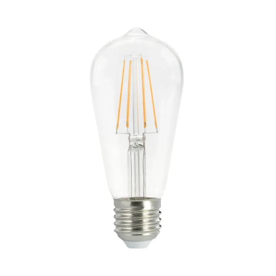 Ampoule Airam Filament LED Edison, Klar-dimbar-4-filament e27-5w