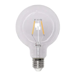Ampoule dimmable Lit E27 G95 150lm, Clair, 2100K