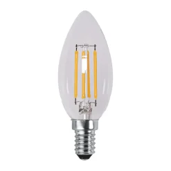 Ampoule dimmable Lit E14 250lm filament, Clair, 2100K