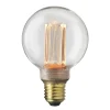 Ampoule E27 Laser LED filament globe, Transparent