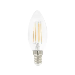 Ampoule LED à filament Airam pour bougie à couronne lumineuse, clair, avec mémoire e14, 5w