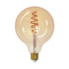 Ampoule LED à filament Airam Smarta Hem, ambre, 125mm, spirale e27, 6w