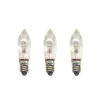 Ampoule Lit E10 lampe de réserve 55V Lot de 3, Clair, 3W