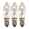 Ampoule Lit E10 lampe de réserve 34V Lot de 3, Clair, 3W