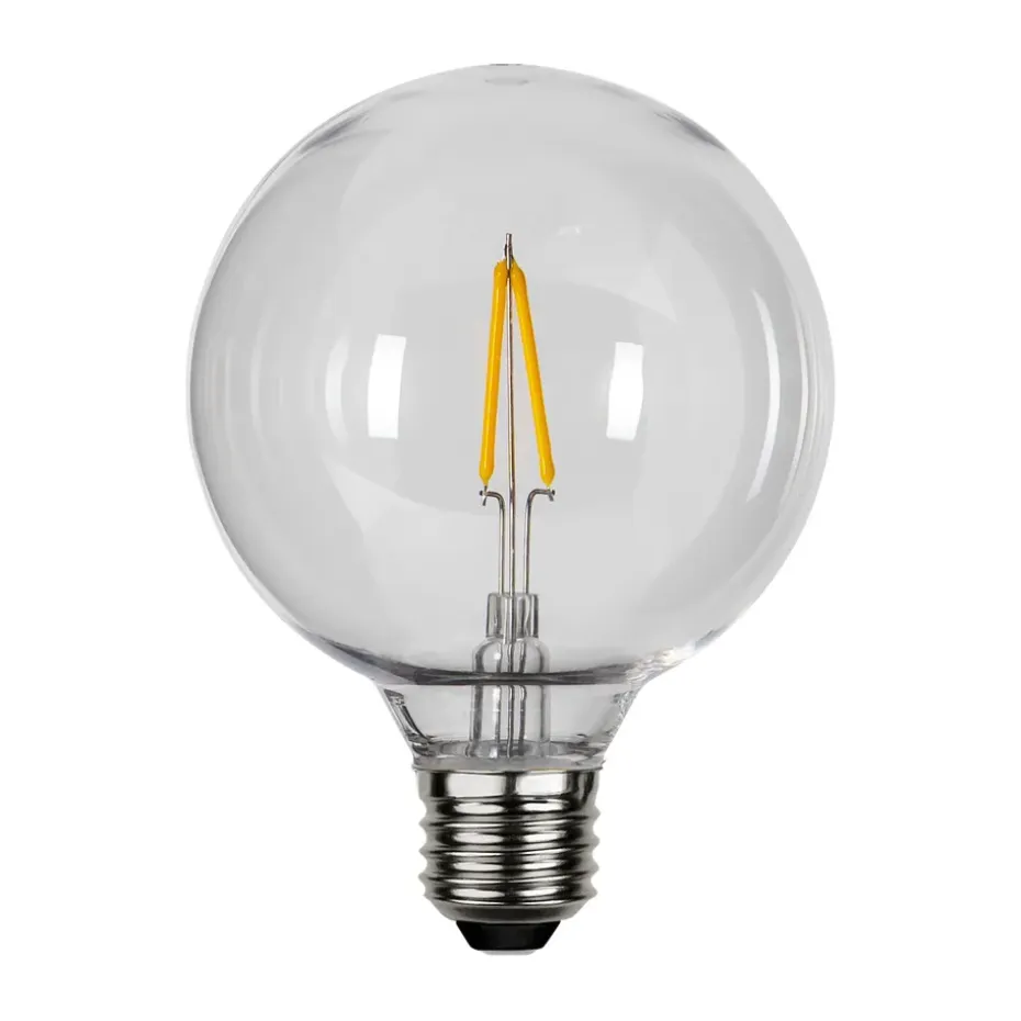 Ampoule Star trading G95 E27 extérieur, Blanc chaud, 70lm