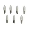 Ampoules LED E10 55V, lot de 7, Transparent