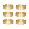 Anneau de serviette Ring 6 pièces, laiton mate