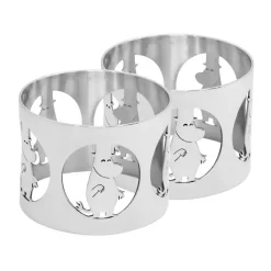 Anneaux de serviette Hilke X Mumin Moominpappa lot de 2, Laiton