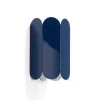 Applique Arcs Sconce, cobalt blue
