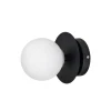 Applique Art Deco IP44, blanc/noir
