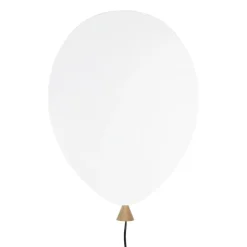 Applique murale Balloon, blanc-frêne