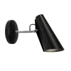 Applique murale Birdy courte, Black-steel