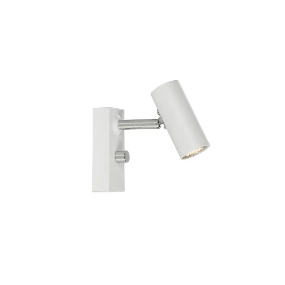 Applique murale Cato, blanc mat