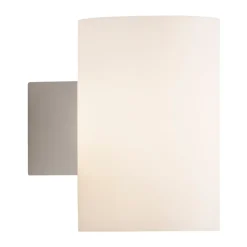 Applique murale Evoke grande, Verre opale blanc