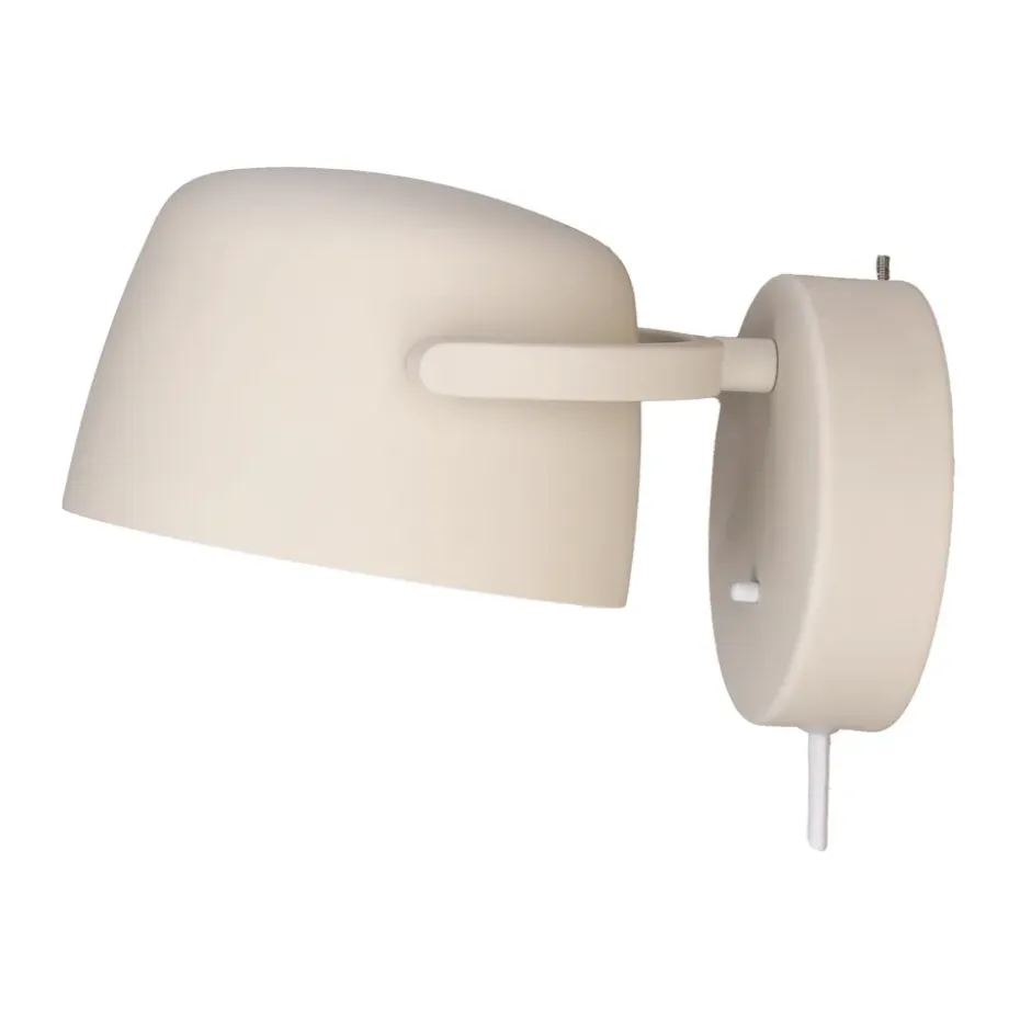 Applique murale Halo Ø16 cm, Beige