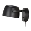 Applique murale Halo Ø16 cm, Black