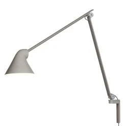 Applique murale NJP bras long, Gris clair