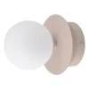 Applique murale/Plafonnier Art Deco IP44, Mud-blanc