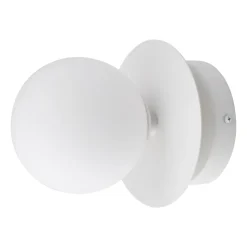 Applique murale/Plafonnier Art Deco IP44, Blanc