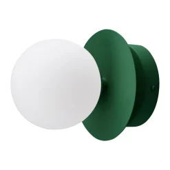 Applique murale/Plafonnier Art Deco IP44, Vert-Blanc