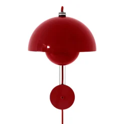 Applique VP8 Flowerpot, Vermilion red
