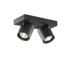 Applique/spot Focus 2, black, 2700 kelvins