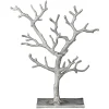 Arbre à bijoux Tressa argenté, 33 cm