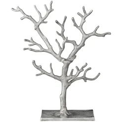 Arbre à bijoux Tressa argenté, 33 cm