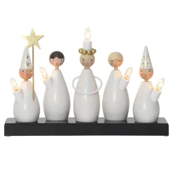Arche de bougies Lucia Choir, Blanc