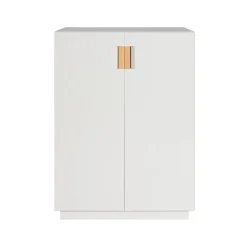 Armoire Frame 80 High, white, 42 cm