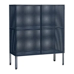 Armoire Perforated Cabinet medium, Steel blue