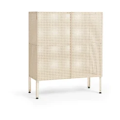 Armoire Perforated Cabinet medium, Eggshell