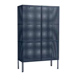 Armoire Perforated Cabinet large, Steel blue