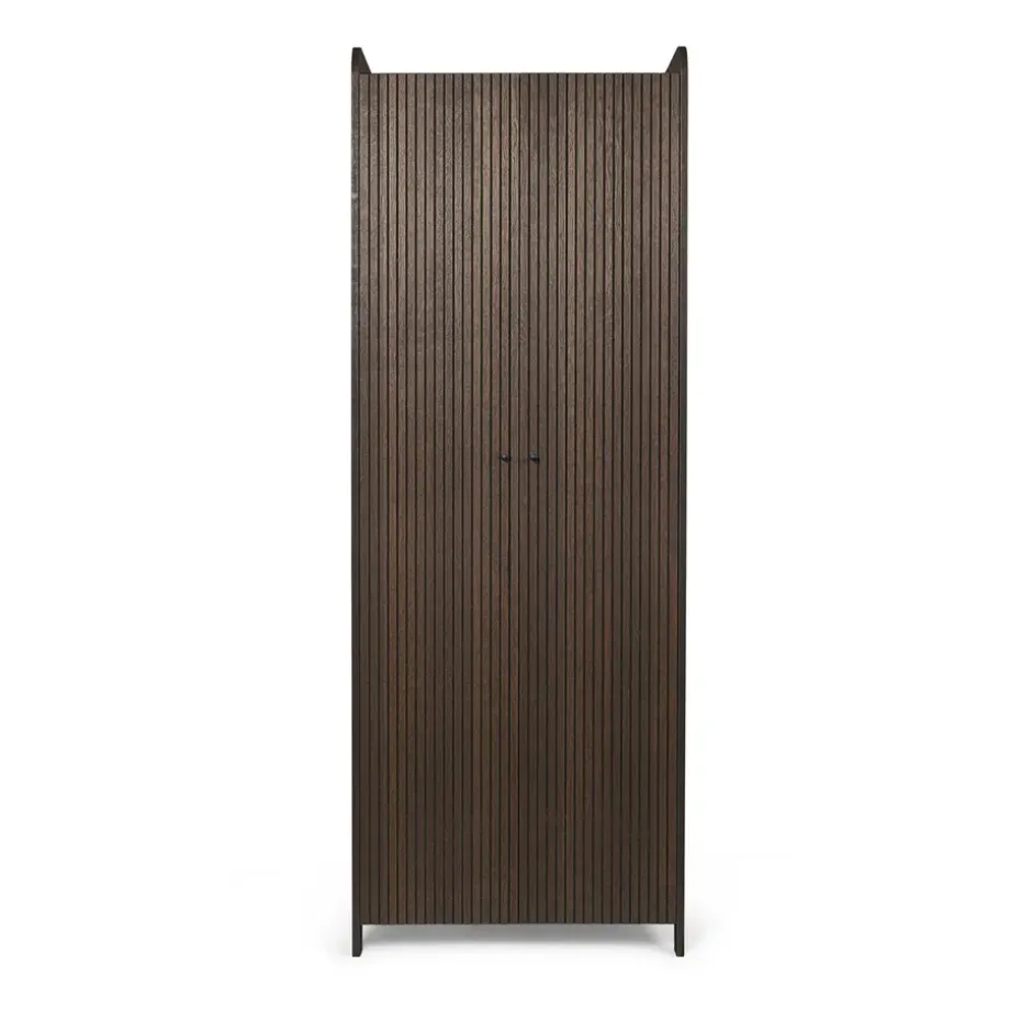 Armoire Sill Tall, Dark stained oak