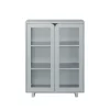 Armoire vitrée basse Vidja, grey