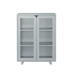 Armoire vitrée basse Vidja, grey